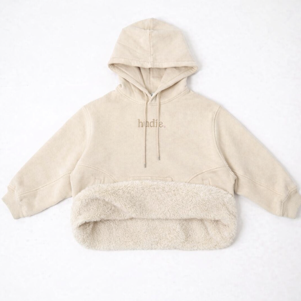 Hüdíe Eclipse Panel Hoodie – Cream